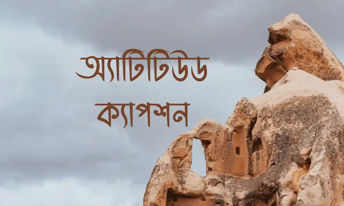অ্যাটিটিউড ক্যাপশন