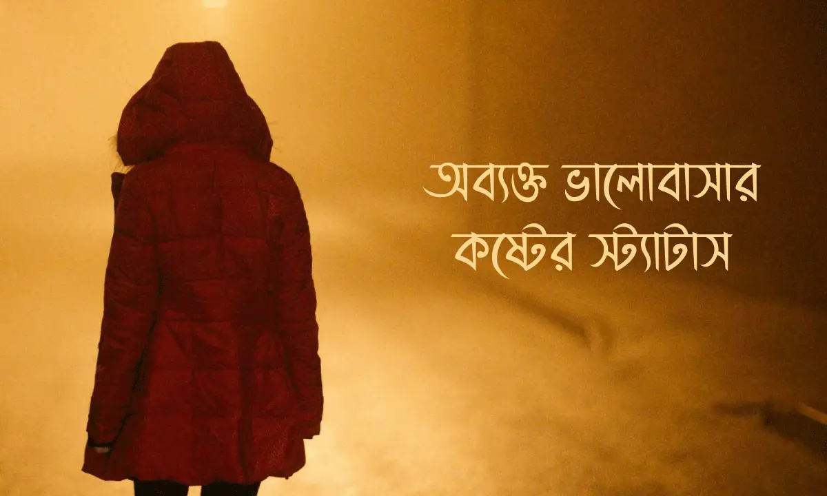 অব্যক্ত ভালোবাসার কষ্টের স্ট্যাটাস