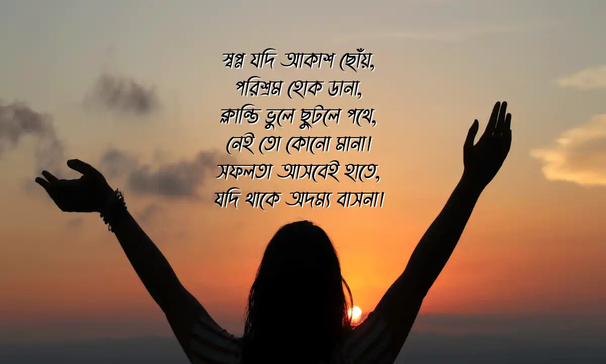 স্বপ্ন পূরণ ও পরিশ্রম নিয়ে সেরা ক্যাপশন Best colletion