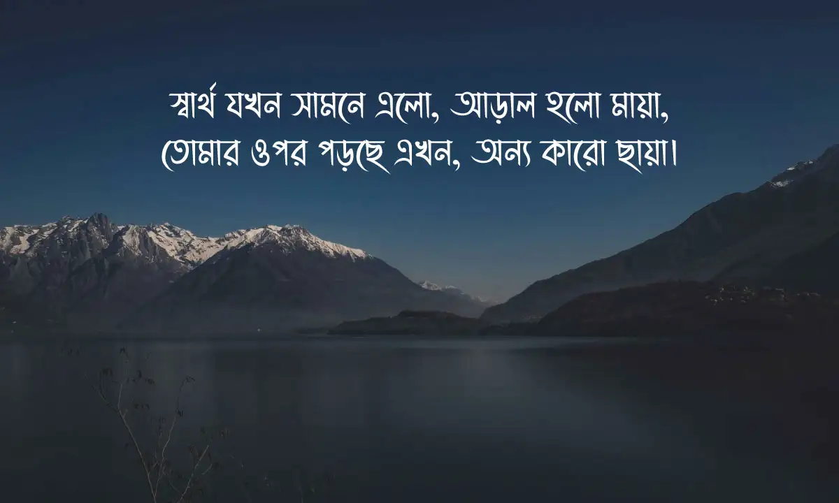 Fake Love & Loneliness Captions & Loneliness Status Bangla