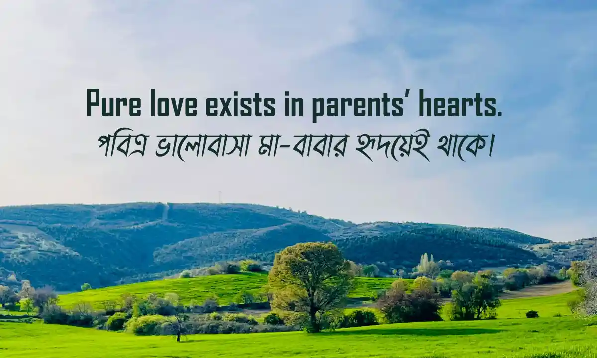 মা-বাবাকে নিয়ে Best Emotional Status - ২০২৬