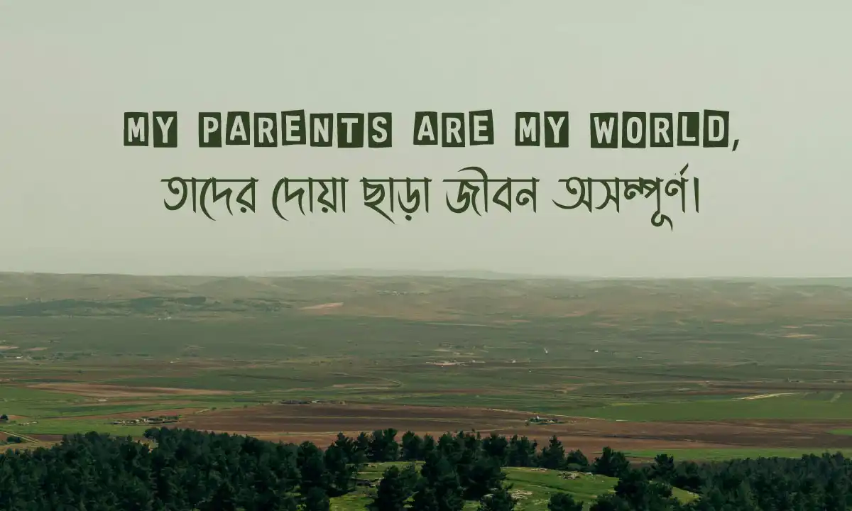 মা-বাবাকে নিয়ে Best Emotional Status new