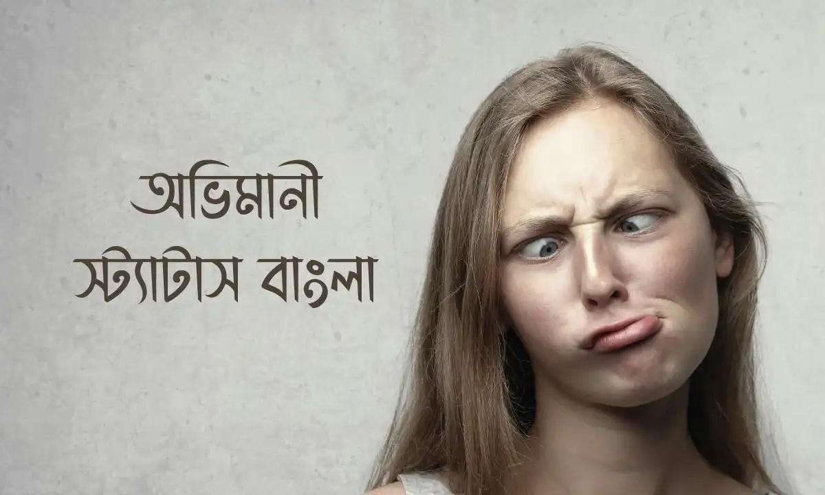 অভিমানী স্ট্যাটাস বাংলা