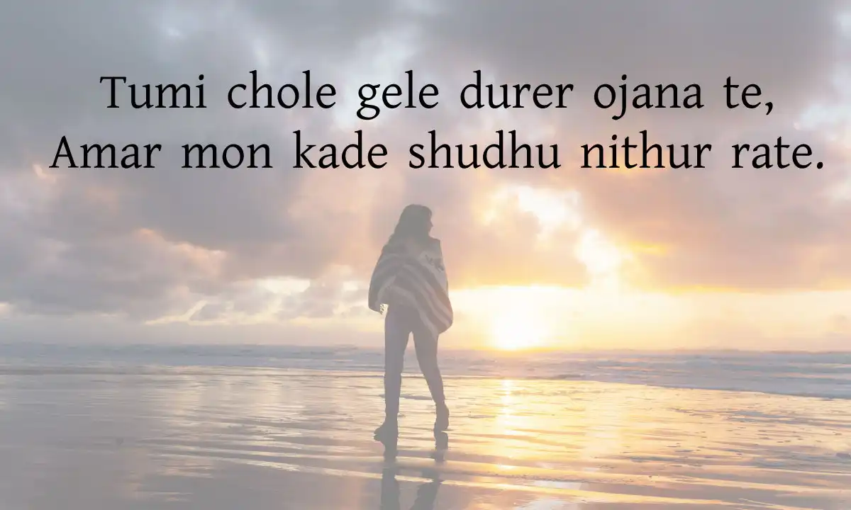 বিচ্ছেদের ক্যাপশন  ও Sad caption in Bengali