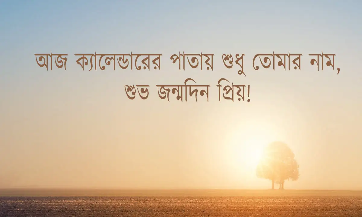 জন্মদিনের শুভেচ্ছা ও স্ট্যাটাস এবং জন্মদিনের ইউনিক উইশ