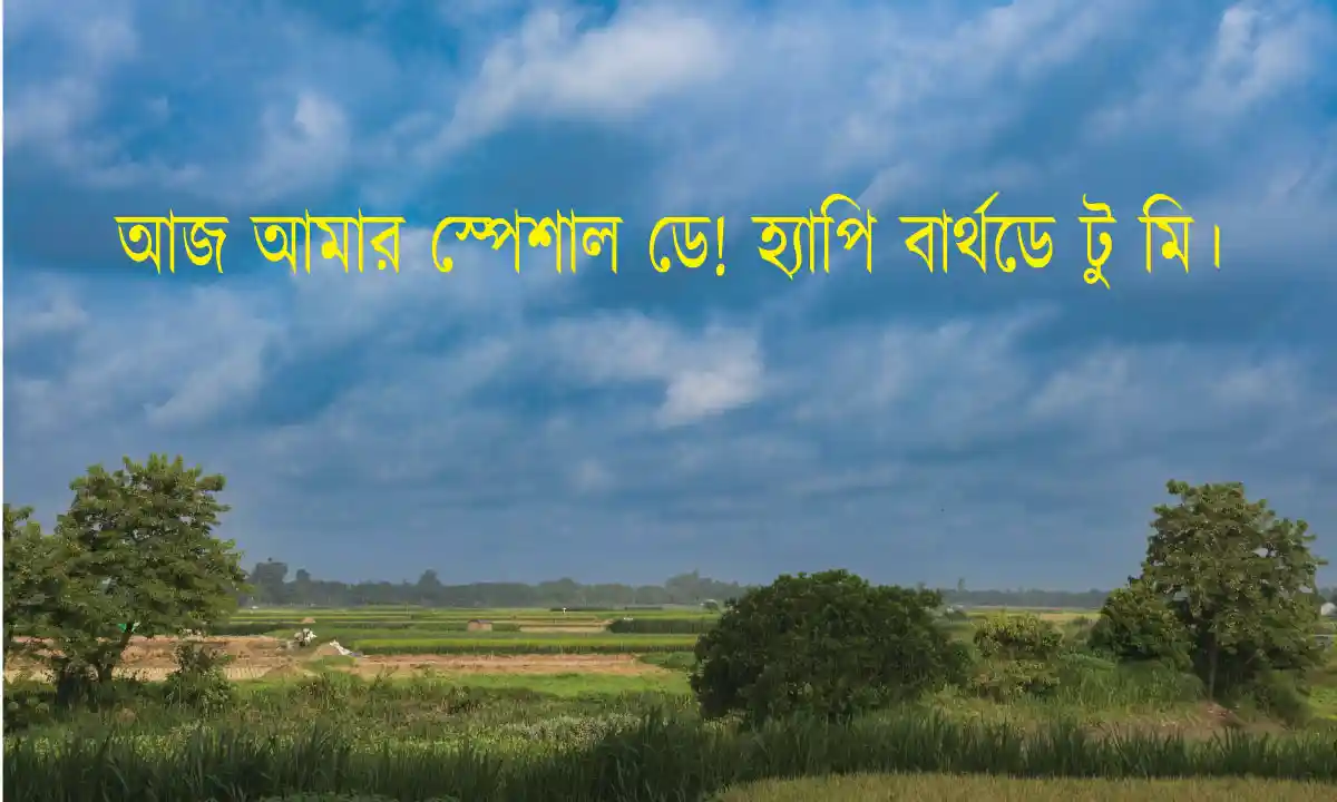জন্মদিনের শুভেচ্ছা ও স্ট্যাটাস এবং ক্যাপশন
