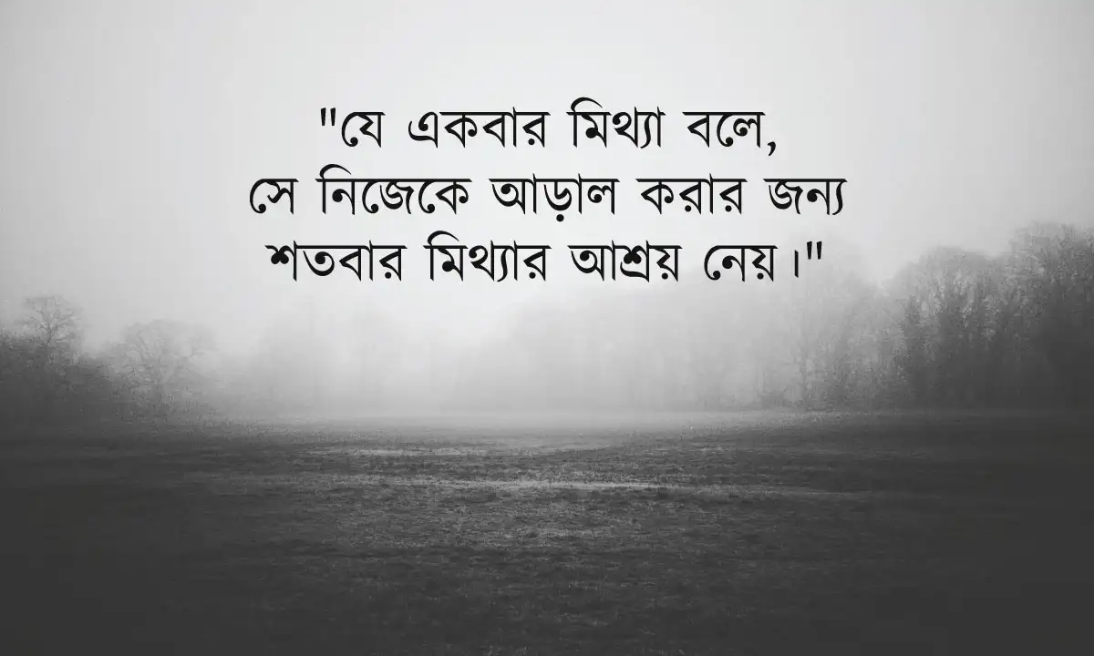 মিথ্যাবাদী নিয়ে ক্যাপশন ও উক্তি